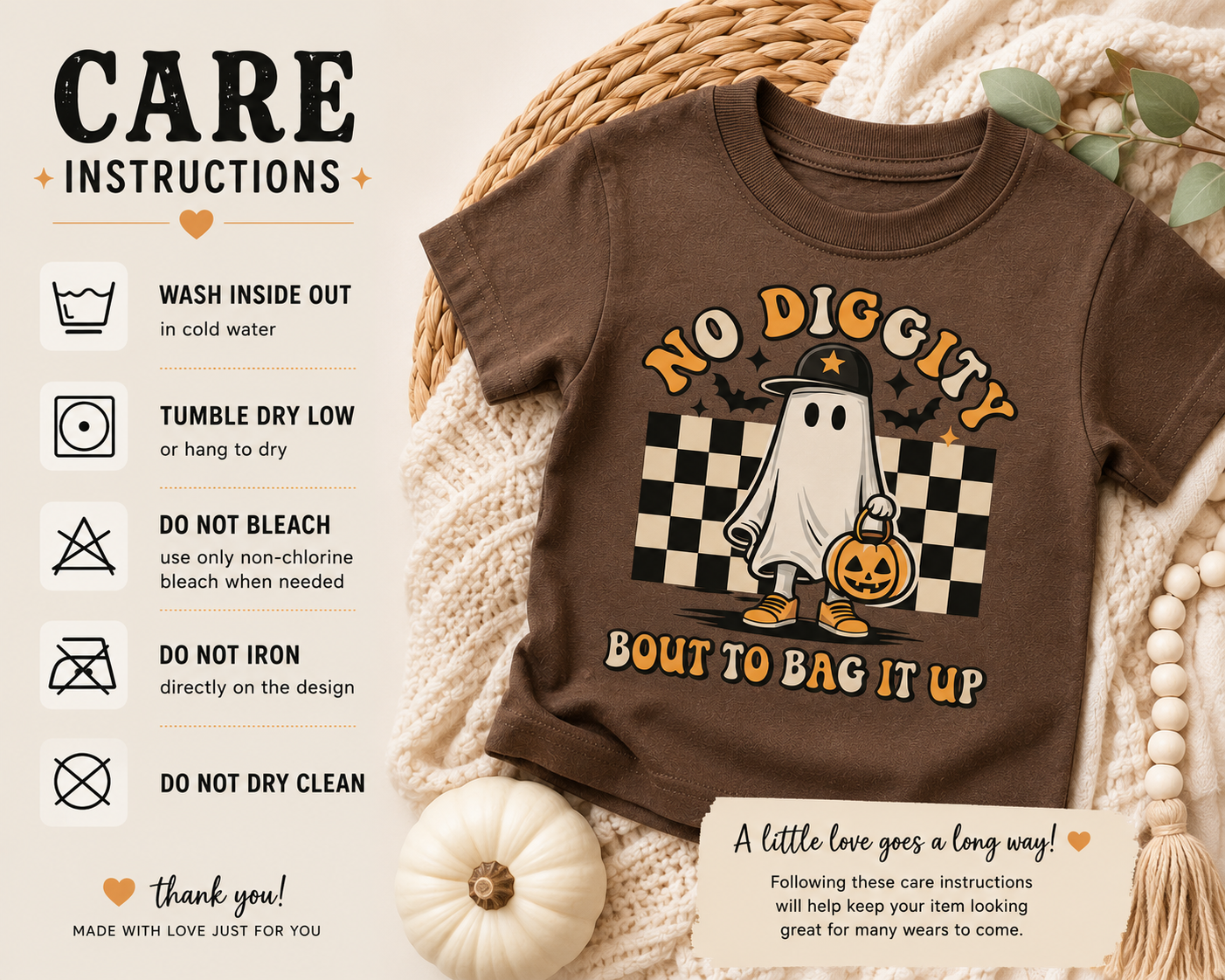 Toddler Halloween Shirt | Retro Ghost Pumpkin Tee, Trick or Treat Graphic