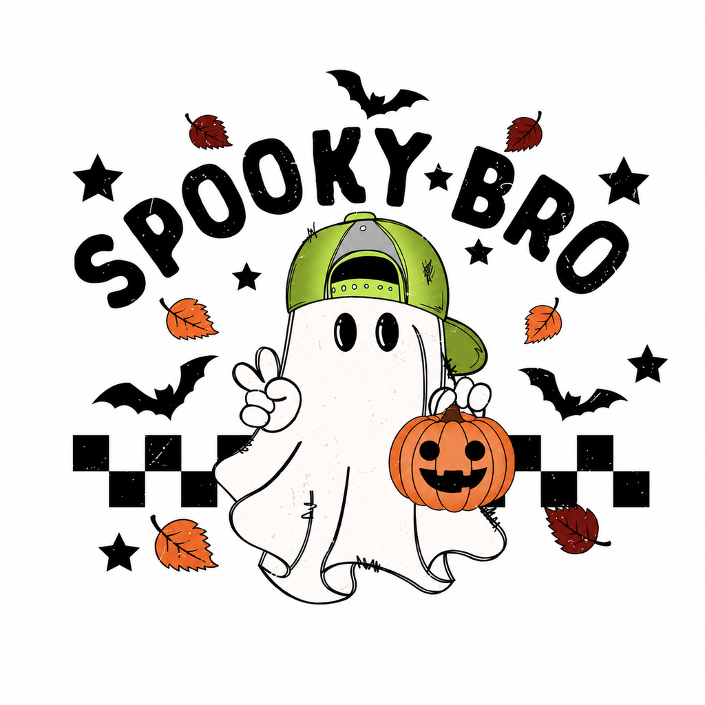 Spooky Bro Toddler Halloween Sweatshirt | Cute Ghost Crewneck | Rabbit Skins 3317 Fleece | Fall Toddler Pullover | Halloween Outfit
