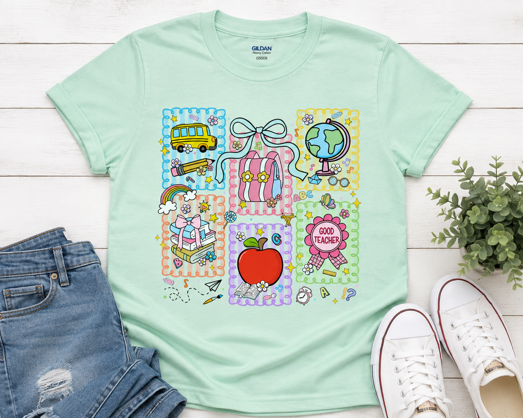 Back to School Youth Shirt, Cute School Graphic Tee, Gildan G500B Kids T-Shirt, Teacher Inspired Tee, First Day of School