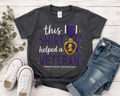 Toddler Tee - This Shirt Helped a Veteran | Veteran Support Shirt | Rabbit Skins RS3301