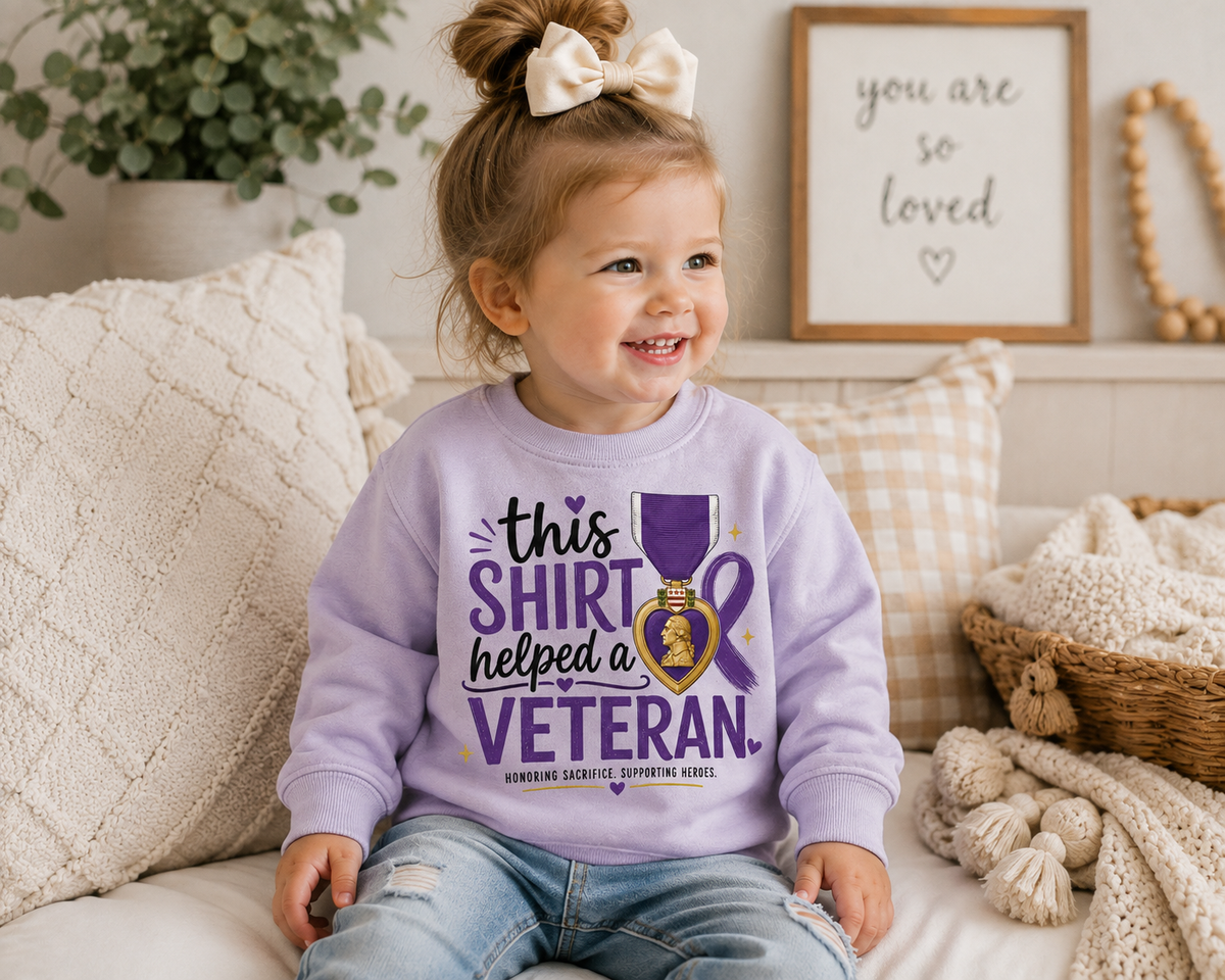Toddler Crewneck - This Shirt Helped A Veteran I MOPHA Fundraiser